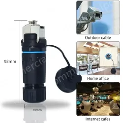 YPM20IDC-CAT6 M23 network RJ45 interface CAT6 connector