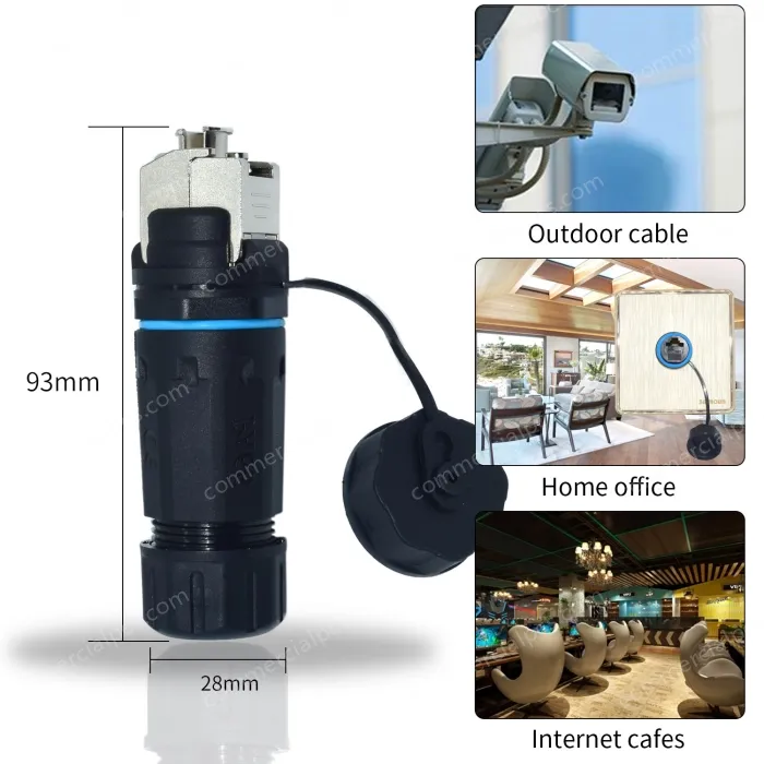 YPM20IDC-CAT6 M23 network RJ45 interface CAT6 connector
